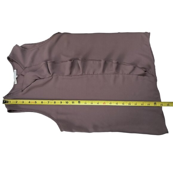 VIOLET&CLAIRE BLOUSE Sleeveless Size Medium Mauve - Picture 7 of 8